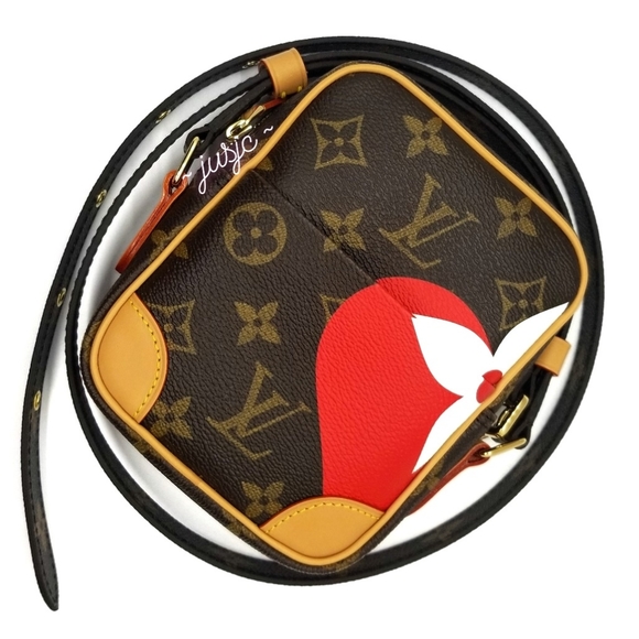 lv crossbody red